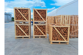 Дрова ольховые, колотые на поддоне коробах 2MR
