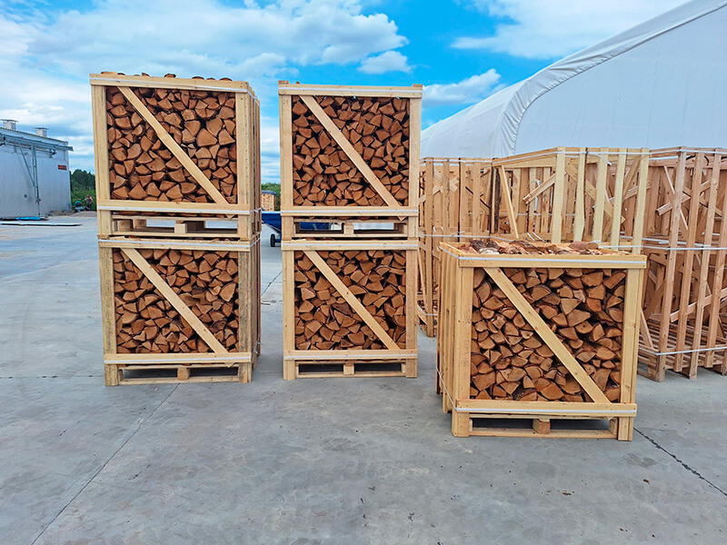 Дрова колотые в ящиках 1RM