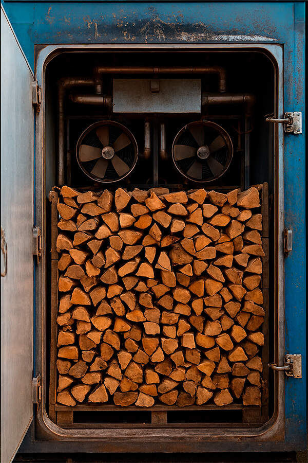 Сушка дров в термо-камере